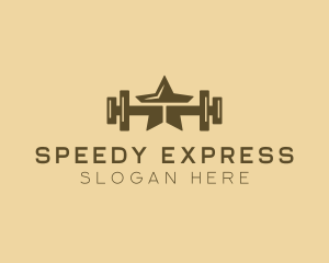 Star Barbell Fitness Gym logo design