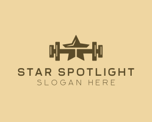 Star Barbell Fitness Gym logo design