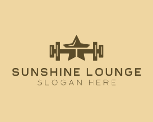 Star Barbell Fitness Gym logo design