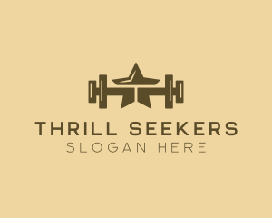 Star Barbell Fitness Gym logo design