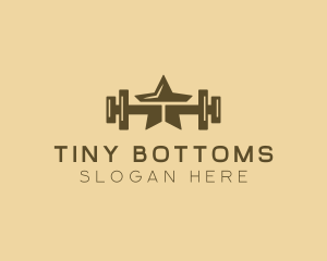 Star Barbell Fitness Gym logo design