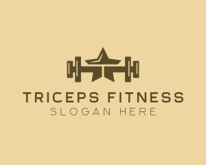 Star Barbell Fitness Gym logo design