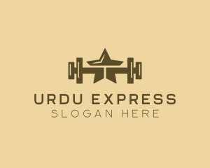 Star Barbell Fitness Gym logo design