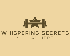 Star Barbell Fitness Gym logo design