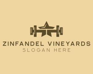 Star Barbell Fitness Gym logo design