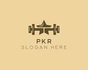 Star Barbell Fitness Gym logo design