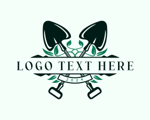 Shovel - Shovel Gardening Landscaping logo design