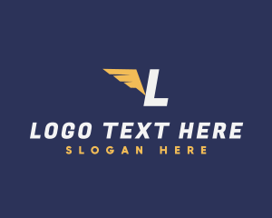 Delivery - Express Shipping Logistics logo design