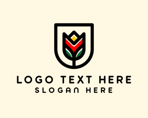 Plant - Tulip Flower Company logo design