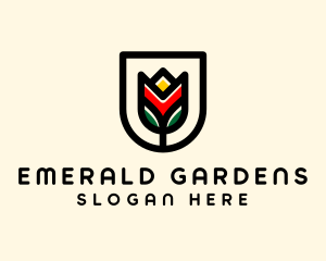 Tulip Flower Company  logo design