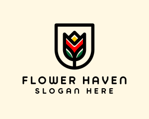 Tulip Flower Company  logo design