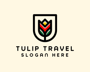 Tulip Flower Company  logo design