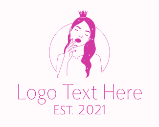 Cosmetics Beauty Queen Logo