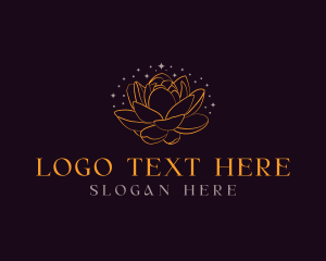 Lotus Flower - Luxury Lotus Flower logo design