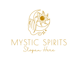 Cosmic Moon Astrology  logo design