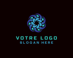 Fabrication - Vortex Droplet Technology logo design
