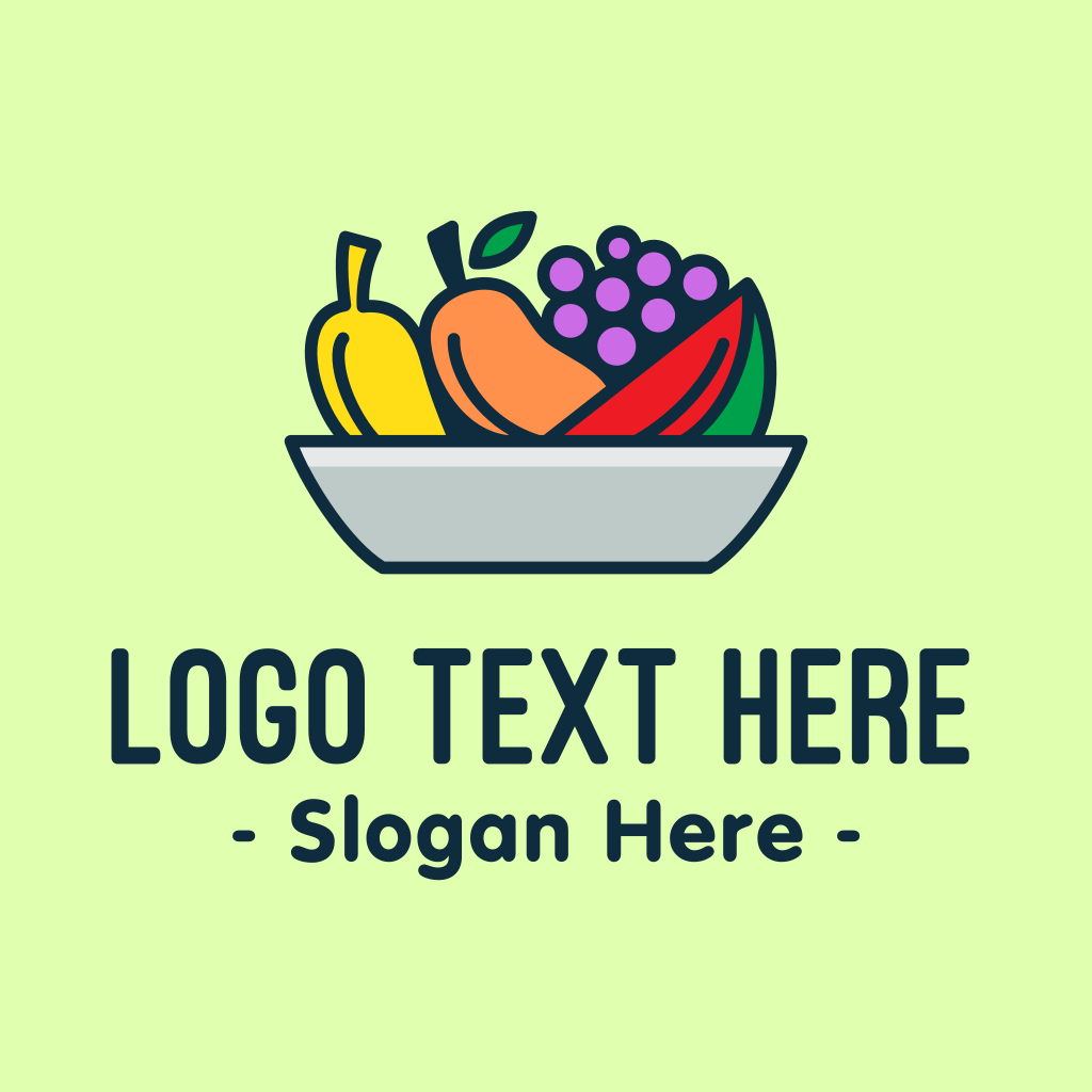 Fresh Fruits Platter Logo | BrandCrowd Logo Maker