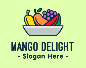 Mango - Fresh Fruits Platter logo design