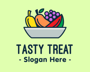 Flavor - Fresh Fruits Platter logo design