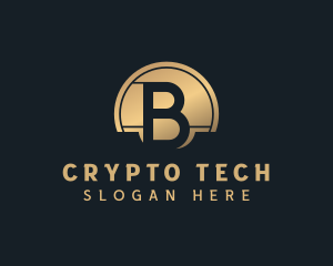 Cryptocurrency - Bitcoin Money Cryptocurrency logo design