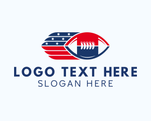 Strategy - Patriotic Football Sport logo design