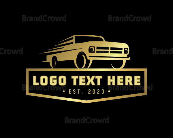 Pickup Car Automotive Logo