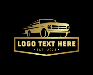 Pickup Car Automotive logo design