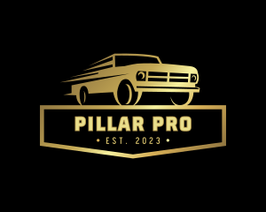 Pickup Car Automotive Logo