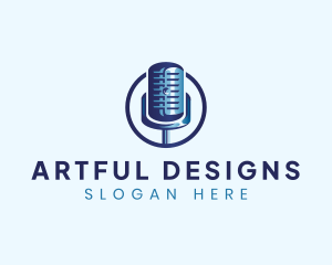 Audio Microphone Studio logo design