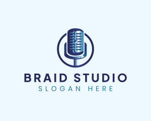 Audio Microphone Studio logo design