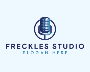 Audio Microphone Studio logo design