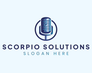 Audio Microphone Studio logo design