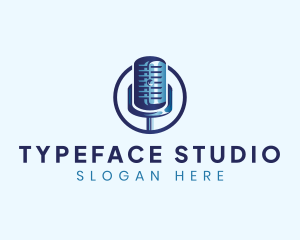 Audio Microphone Studio logo design