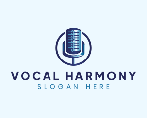 Voice - Audio Microphone Studio logo design