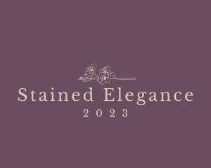 Elegant Flower Business logo design