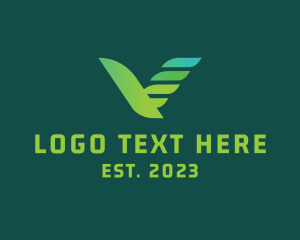 Letter V - Environmental Letter V logo design