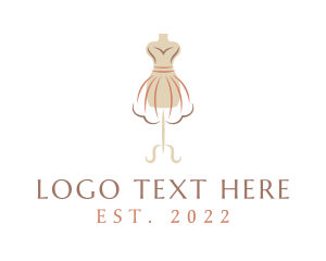 Dressmaking - Dress Mannequin Boutique logo design