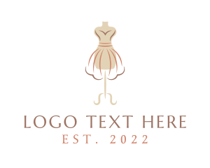 Modiste - Dress Mannequin Boutique logo design