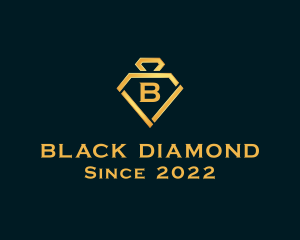 Golden Diamond Jewelry logo design