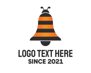 Black And Orange - Bee Beatle Bell logo design
