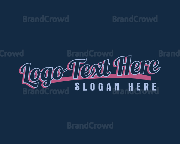 Cursive Graffiti Wordmark Logo