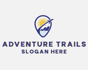 Tourism - Travel Pin Tourism logo design