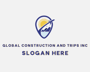 Tourist - Travel Pin Tourism logo design