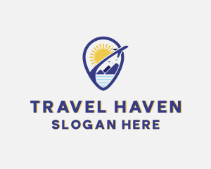 Tourism - Travel Pin Tourism logo design