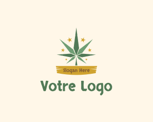 Grunge - Rustic Hemp Badge logo design