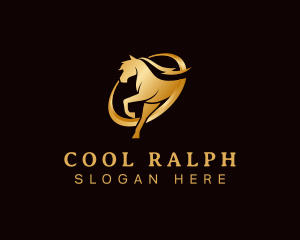 Running Horse Equine logo design