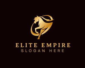 Running Horse Equine logo design