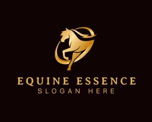 Equine - Running Horse Equine logo design