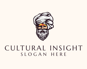 Hindu Sadhu Turban logo design