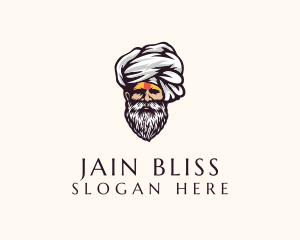 Jainism - Hindu Sadhu Turban logo design